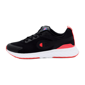 Tenis Champion Hombre Oja Prime Negro & Rojo & Blanco
