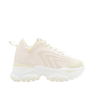 Tenis Towers Mujer 516 Beige - Blanco