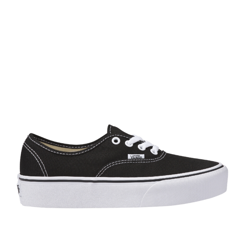 Tenis Vans Unisex Authentic Platform 2.0 Negro Blanco