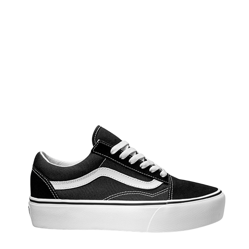 Tenis vans discount blancos con negro