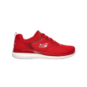 Skechers lace up mujer hot sale rojas