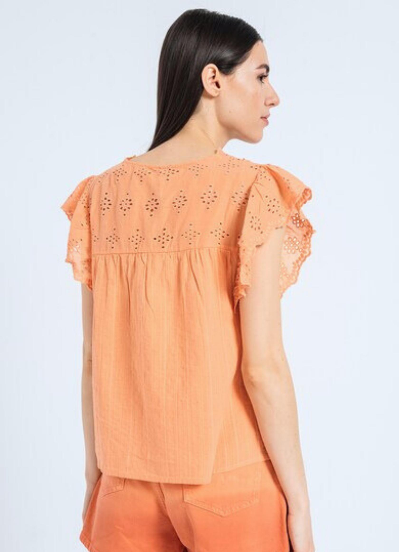 Pepe Jeans Lula T-Shirt Donna In Cotone - Modello PL504488 - Colore Bianco - 3