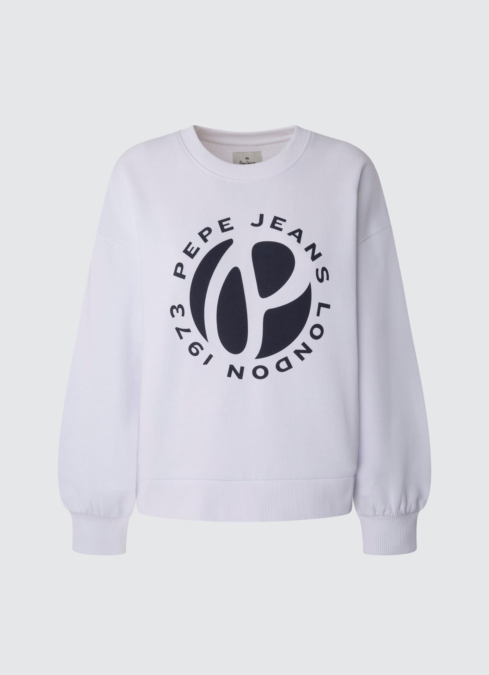 Pepe Jeans HELEN WRAP - Trui - ecru white/crème