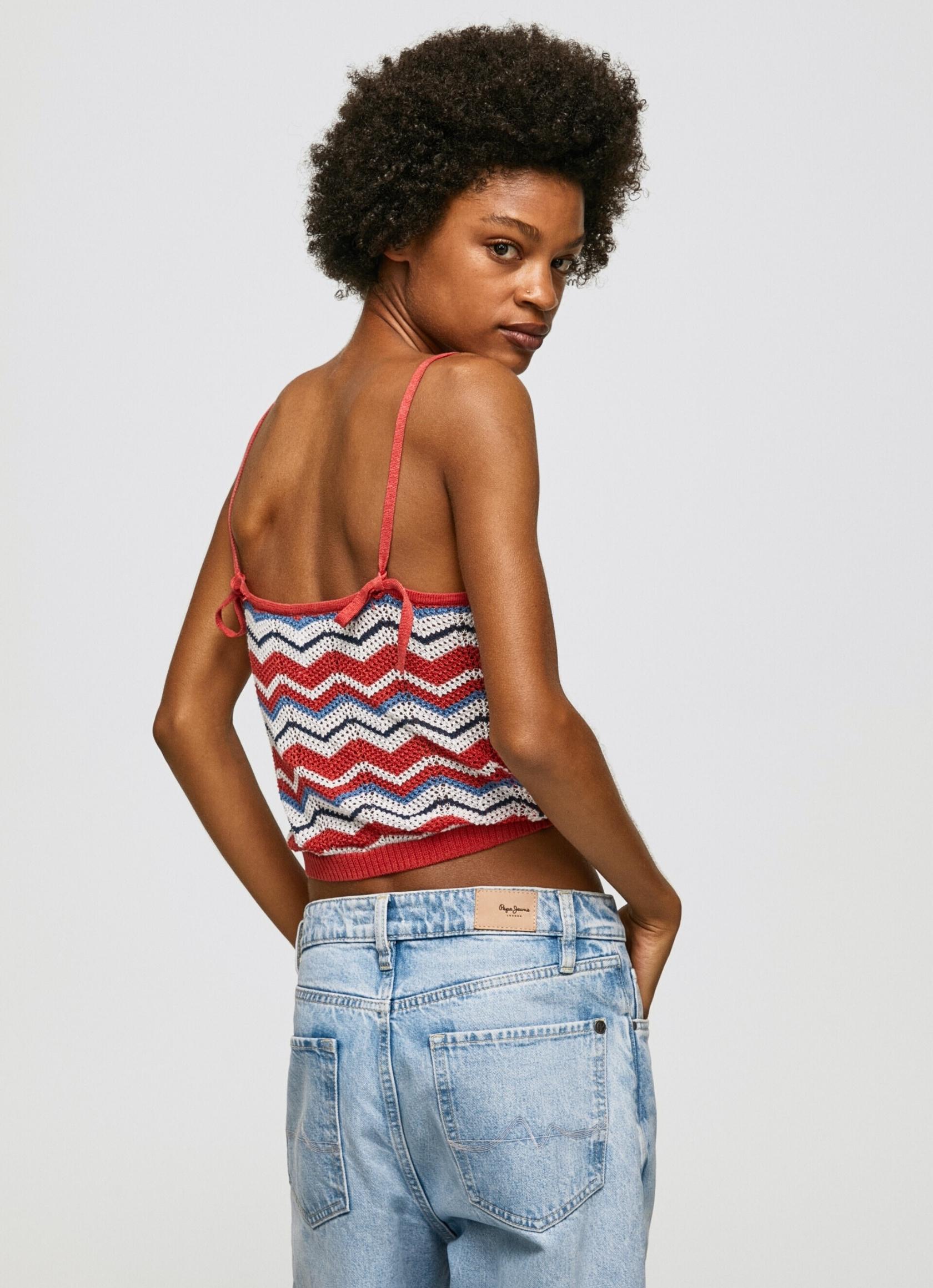 Camiseta Pepe Jeans Para Mujer Orlene Color Blanco - Fruta Fresca