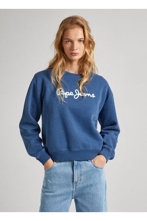 Buzo Mujer Pepe Jean Lana  Color Azul