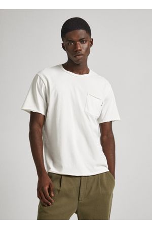 Camiseta Pepe Jeans para Hombre Single Carrison Color Blanco