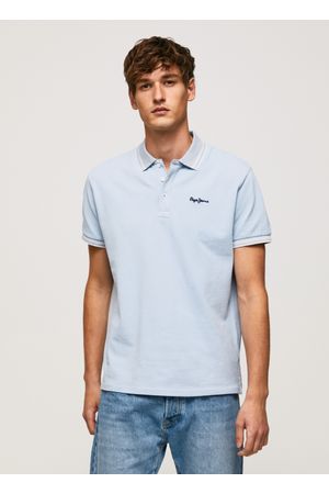 Camisa Polo Pepe Jeans Para Hombre Jett Color Azul Claro