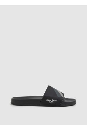 Slider Texture Negro y Gris Para Hombre