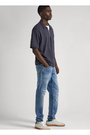 Tapered Jeans Burn