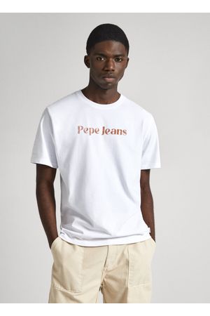 Camiseta Clifton Para Hombre Color Blanco Pepe Jeans